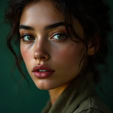 Free Emerald Portrait Glow Image