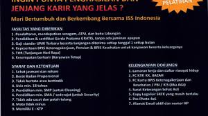 May 31, 2021 · baca juga: Loker Pt Iss Disnakertrans