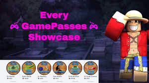 Blox Piece Every Game Pass Showcase Telling How It Works Update 9 Youtube