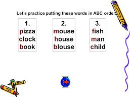 Select if you want them to sort in ascending or descending order, click ok. We Can Put Words In A Special Order Called Alphabetical Order The First Letter Of The Word Is Used To Tell Where The Word Would Appear In Abc Order Ppt Download