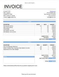 Housing society monthly maintenance bill format in excel. 25 Free Service Invoice Templates Billing In Word And Excel Hloom