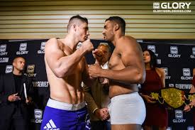 Glory heavyweight world title bout. Glory 22 Weigh In Results For Verhoeven Vs Adegbuyi In France Mmamania Com