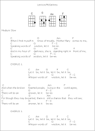 Salva brani e video nei tuoi preferiti. Let It Be 1 Ukulele Chords Songs Beatles Ukulele Ukulele Songs