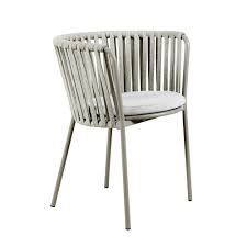 Gartenstuhl Seilbespannung Danny Taupe Gartensessel Gartenstuhle Stuhle