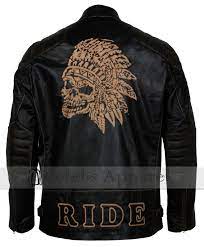 Anarchy Outlaws Biker Club Black Distressed Men Motorcycle Leather Jacket Ebay Leather Jacket Men Leather Motorcycle Jacket Black Biker Jacket