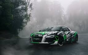 Maybe you would like to learn more about one of these? Download Wallpapers Audi R8 Tuning Fog Supercars German Cars Audi For Desktop Free Pictures For Desktop Free