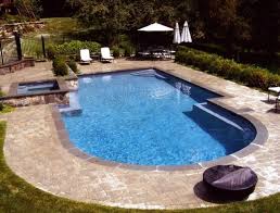 Garten Pool Ideen Rund Eckig Whirlpool Gestaltung Inground Pool Designs Schwimmbader Hinterhof Gartenpools