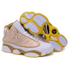 Black And Yellow 13s Mens Air Jordan Retro 13s Shoes White Gold Yellow Air Jordans Retro Air Jordans Cute Nike Shoes