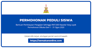 Kerajaan negeri selangor telah melancarkan program pemberian air percuma sebanyak 20 meter padu pertama mulai bulan jun 2008 khas untuk skim hijrah selangor merupakan skim pinjaman mikrokredit tanpa penjamin yang dapat dijadikan modal tambahan untuk peniaga kecil serta penjaja di. Permohonan Peduli Siswa 2020 Pinjaman Boleh Ubah Dalam Negara
