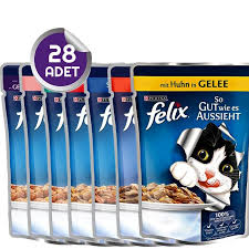 Felix Pouch Yas Kedi Mamasi Karisik Paket 28 Adet