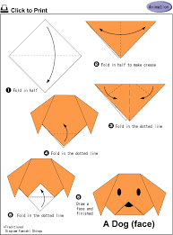Origami Dog Face Origami Every Where Cara Membuat Origami Ii Tutorial Origami Origami Seni Origami