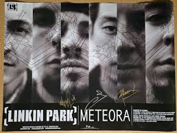 LINKIN PARK-Meteora Promo Poster 2003 AUTOGRAPHED! 18 X 24 VG+ cond. |  eBay