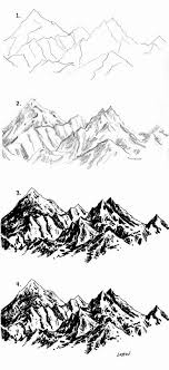 Giving Your Drawing A 3d Touch With Pencil Greenorc Landscape Drawings Mountain Drawing Drawings This simple video demonstrates repetitive techniques for drawing landscapes using graphite powder. landscape drawings mountain drawing