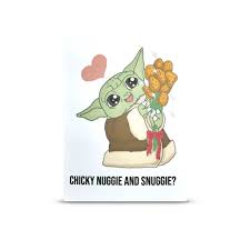 More images for baby yoda chicky nuggies » Baby Yoda Chicky Nuggies Love Card I Give Cool Gifts
