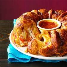 Pizza Monkey Bread Recipe Bread Pull Apart Recipes Recipes Pizza Monkey Bread