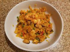 Trader Joe S Frozen Seafood Paella Review Seafood Paella Frozen Seafood Food