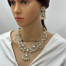 Green Monalisa Stone Kundan Choker Set/statement Choker Set/indian  Jewelry/pakistani Jewelry Set/weddings/bridal Necklace/indian Necklace