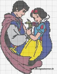 Blancanieves Y Principe Disney Cross Stitch Patterns Disney Cross Stitch Cross Stitch Patterns