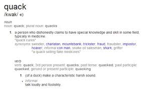 Quack Defined Think Duck Commander Or Bigot Definition Cool Words Words Nouns