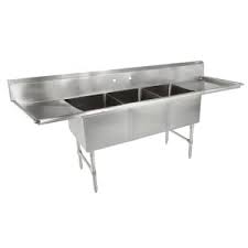 3 compartment sink 3 bay sink under