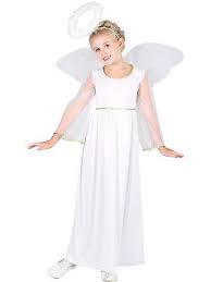 Child White Angel Fancy Dress Costume Christmas Xmas Nativity Girls Female Bn Girls Girls Angel Costume Christmas Angel Fancy Dress Angel Fancy Dress Costume