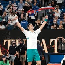 Attempting to be the aggressor in the ao 2021 final against daniil medvedev, novak djokovic returned second serves from higher up in the court, and with more power, and achieved resounding results. Novak Djokovic Wins Australian Open Final Over Daniil Medvedev The New York Times