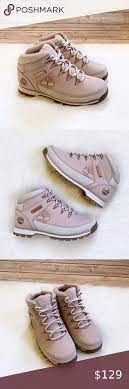 Timberland Euro Sprint Mid Hiker In Light Pink In 2021 Timberland Leather Boots Leather Lace Up Boots Timberland Boots Women
