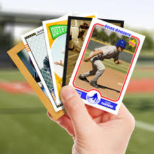 Topps cards have characteristics from the way they were cut just like panini cards have their own characteristics and so, too, do upper deck and leaf cards. Make Your Own Baseball Card With Starr Cards
