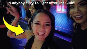 Ladyboy's Try To Fight After The Club
