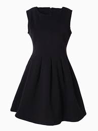 Black Sleeveless Pouf Dress Fashion Dresses Fashion Outfits