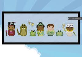 • upload photo or scan in.gif,.jpg,.png,.bmp,.wbmp,.tiff,.psd,.svg, or.pcx. The Princess And The Frog Digital Cross Stitch Pattern