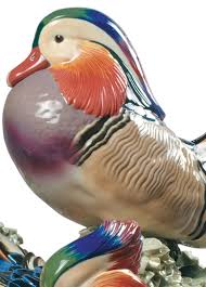 Excellent stock and only 10 pairs available, first come first serve. Mandarin Ducks Sculpture Limited Edition Lladro Europe