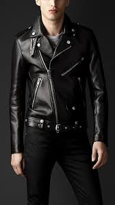 Men S Jackets Leather Bikers Bomber Quilted Burberry United States Black Leather Biker Jacket Leather Jacket Leather Jacket Men