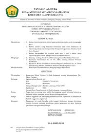Surat dinas untuk pedoman kerja ini berbentuk surat izin atau surat keputusan. 10 Contoh Surat Keputusan Pengangkatan Karyawan Dll Lengkap