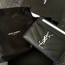 My New Card Holder Wifey Jealous Saintlaurent Ysl Saintlaurentcardholder Leather Saintlaurentquiltedleather Ysl Card Holder Bag Accessories Luxury Bags