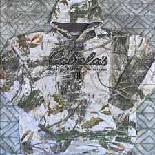 Cabelas Men S Snow Camo Hoodie