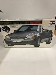 T18 Tamiya 500sl Mercedes Benz Car Model Kit Made In Japan New Car Model Benz Car Mercedes Benz Cars