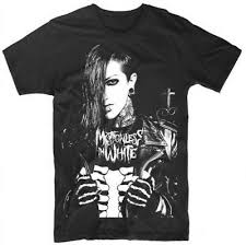 Black And White Rock Band Pictures Motionless In White Rock Band 3d Printed Women Men S T Shirts M01 In 2020 Motionless In White Black Shirt Patches Fashion