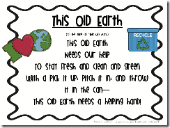 Earth Day Poems Songs Earth Day Poems Earth Day Song Earth Day Activities