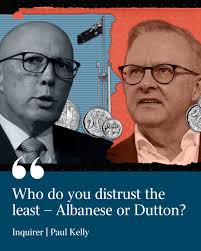 This is a contest between a flawed government and a still unconvincing  opposition. The risk for Albanese and Dutton is that neither captures the  Australian imagination and that both major parties struggle,