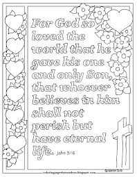 John 3 16 Print And Color Page Hundreds More At My Blog Https Coloringpagesbymradron Blogspot Sunday School Coloring Pages Bible Verse Coloring Bible John