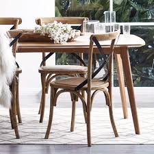French Country Metal Cross Back Dining Chair With Rattan Seat Set Of 2 Cross Back Dining Chairs Dining Chairs White Wood Dining Chairs