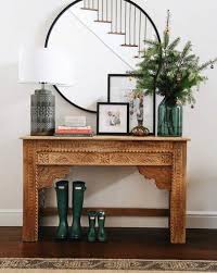 Boho Entry Table Simple Entryway Livingroomfurnitureboho Decor Home Decor Entry Table