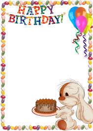 Happy Birthday Images For Kids Hd Happy Birthday Kids Transparent Photo Frame With Cute Bunny Gallery Yopriceville High Quali Happy Birthday Frame Happy Birthday Photos Happy Birthday Kids