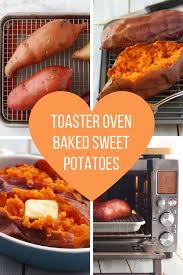 Rub the skin with olive oil and sprinkle with salt and pepper. Ultimate Guide To Toaster Oven Baked Sweet Potatoes