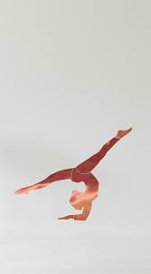 Gymnast Wall Sticker Removable Decal Made In Australia Gymnastics Wallpaper Gymnastics Room Dance Wallpaper