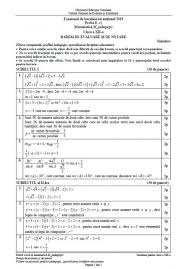 Check spelling or type a new query. Subiecte Simulare Bac 2019 MatematicÄƒ Libertatea