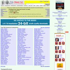 Classic Cat The Free Classical Music Directory Homeschool Music Elementary Music Education Teaching Music