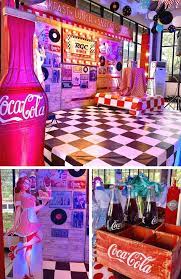 Complete party supplies, cups, plates, napkins and accessories. Diners Retro Night Party Retro Birthday Party Decoration Ideas Inspirations Retro Themed 190 S Din Retro Party Themes Retro Birthday Parties Retro Birthday