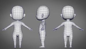 Create 3d Models For Animation And Rigging For Character With Texturing Details Von Himanshu 2262 In 2020 Low Poly Character Character Modeling Character Model Sheet